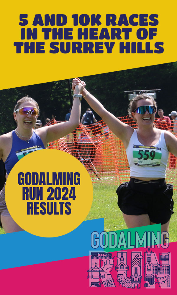 The Godalming Run - 5k & 10k races through the streets of Godalming and off road among the Surrey Hills, including the grounds of Charterhouse public school.  Plus a great <a href='fun-run'>Family Fun Run</a> for the kids and families.